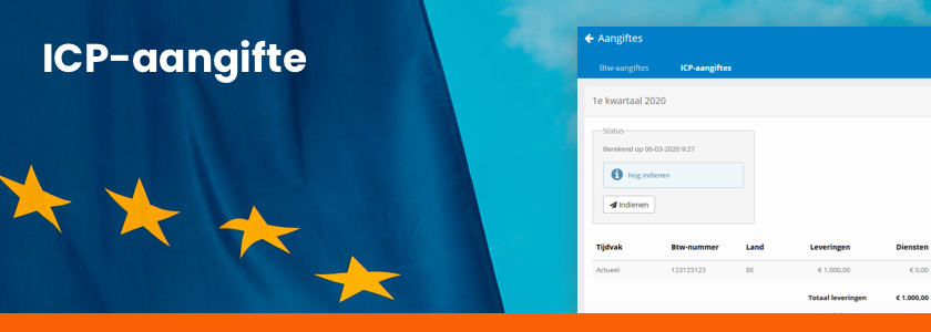 ICP-aangifte in SnelStart Web