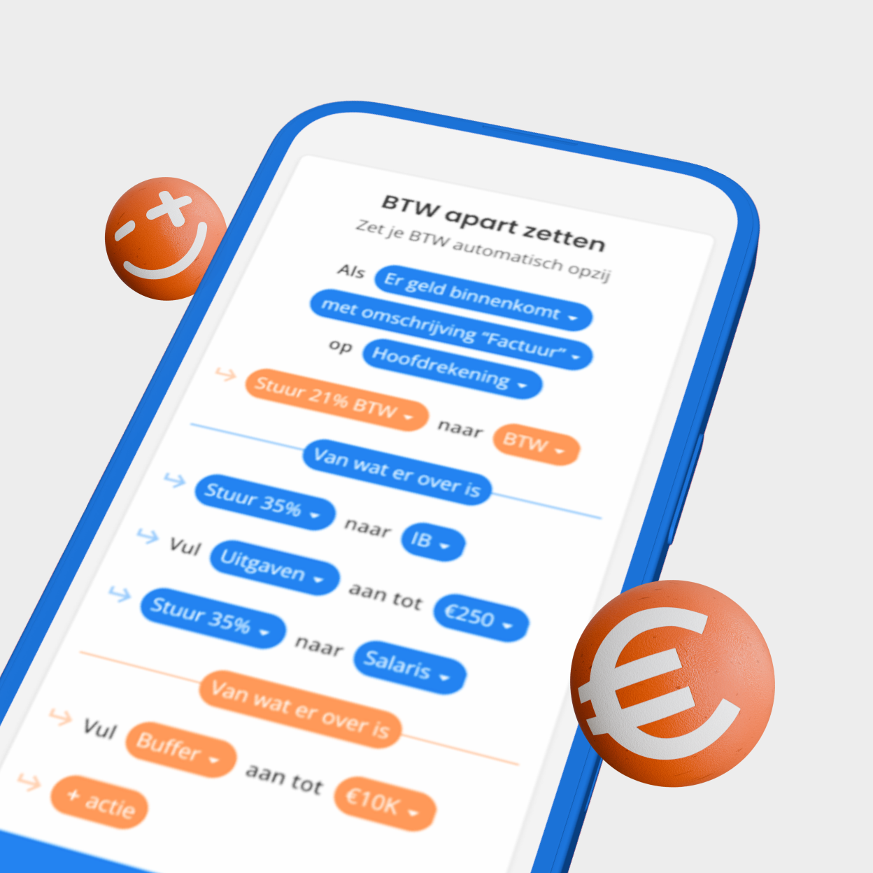 Btw apart zetten bankieren